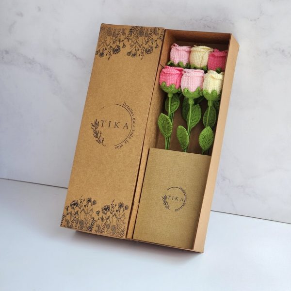 Rosas en Pack x6
