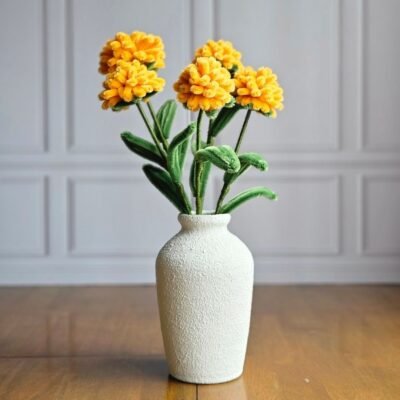 Cempasúchil en florero